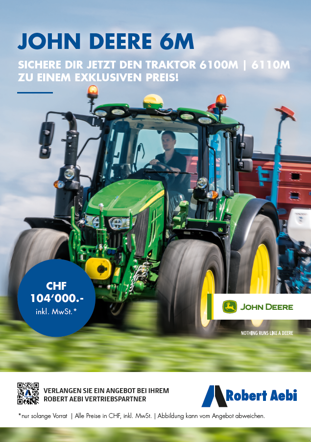 Traktor des Typs John Deere 6100M | 6110M, Neumaschine in Regensdorf (Bild 1)